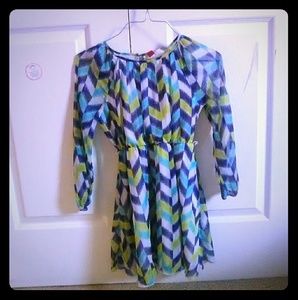 Blue, green , aqua , white dress👗☀️